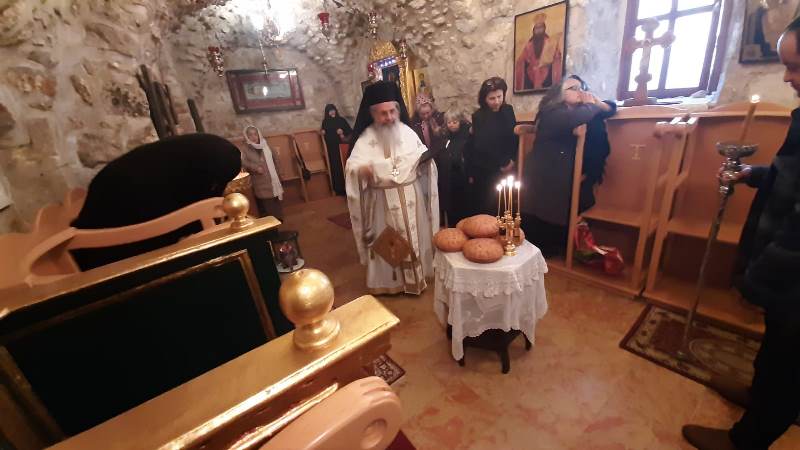The feast of the three Hierarchs in the Old City of Jerusalem