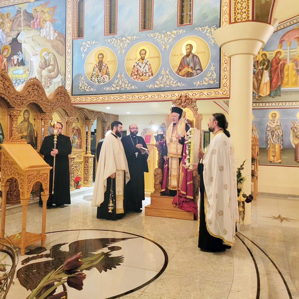 Archbishop Sotirios of Canada visited British Columbia for the feast days of the Three Hierarchs and the Presentation of Our Lord in the Temple