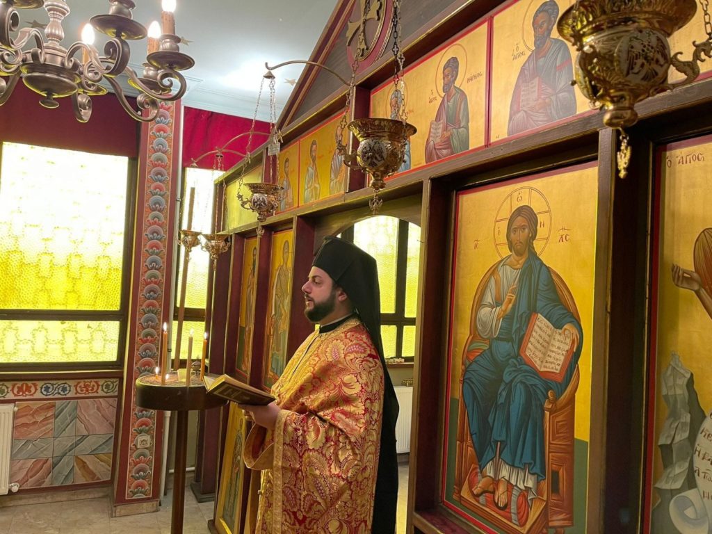Divine Liturgy took place at the Greek Embassy in Ankara