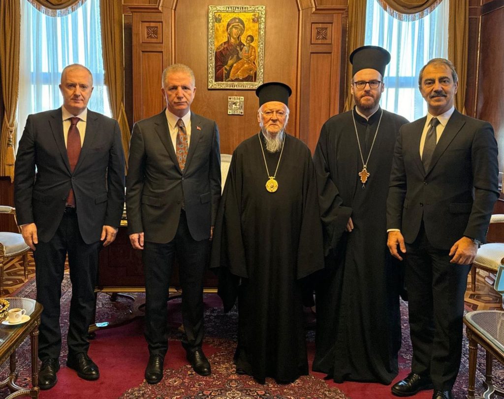 Ecumenical Patriarch met with the Governor of Constantinople at the Phanar