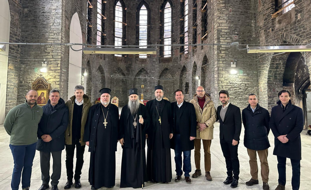 Patriarch of Serbia visited the Cathedral of Saint Sava in Manhattan, NY