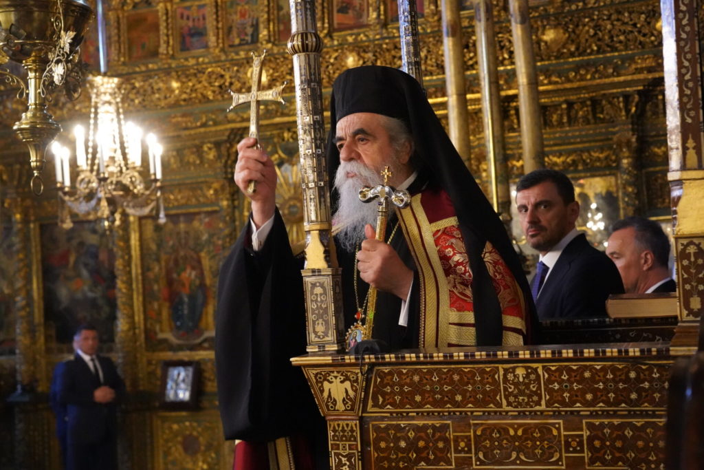 Metropolitan Athanasios of Ilia and Oleni officiates at the venerable Patriarchal Church, Phanar