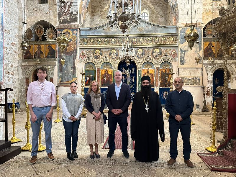 H.H.B visits the Holy Monastery of the Holy Cross