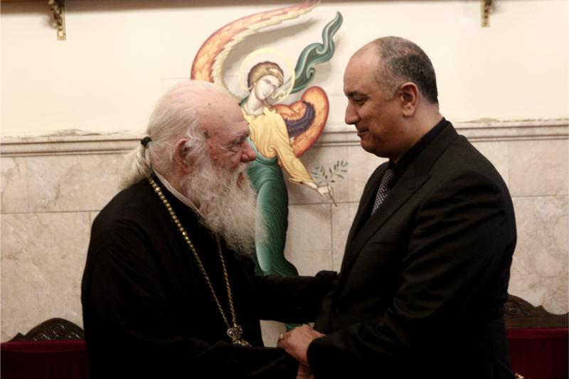 Archbishop of Athens and All Greece met with Ambassador of Marocco