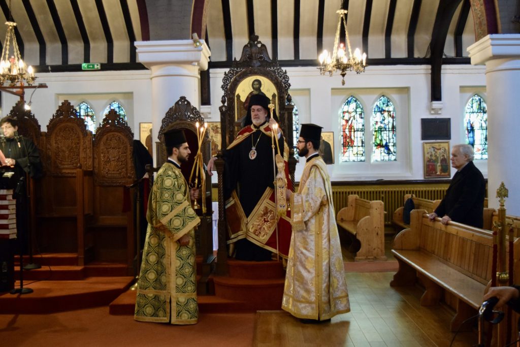 Archbishop Nikitas at St Nicholas, Shepherds Bush