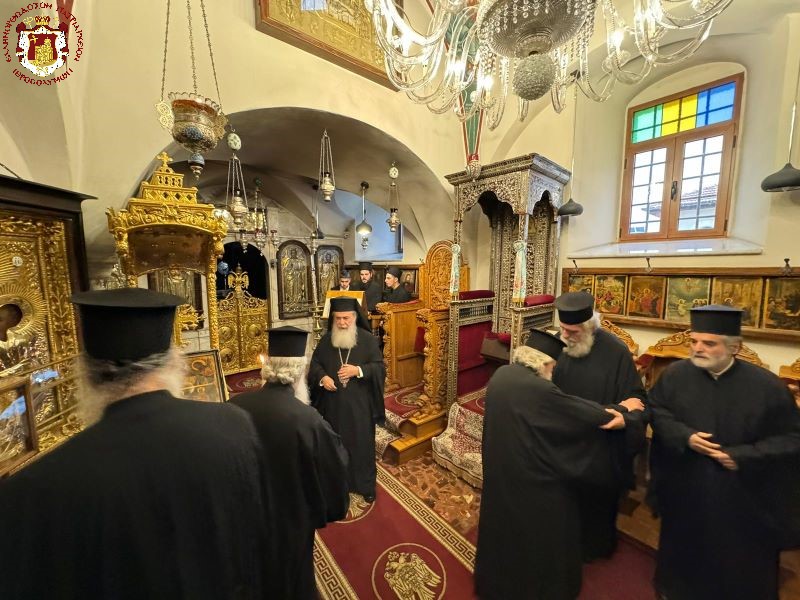 The prayer of Absolution at the Patriarchate
