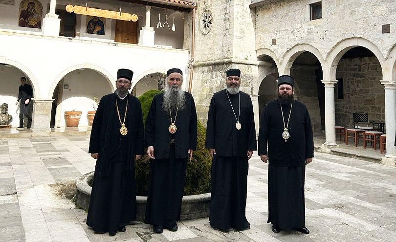 Архијереји Фотије, Херувим и Герасим у посети Епархији далматинској