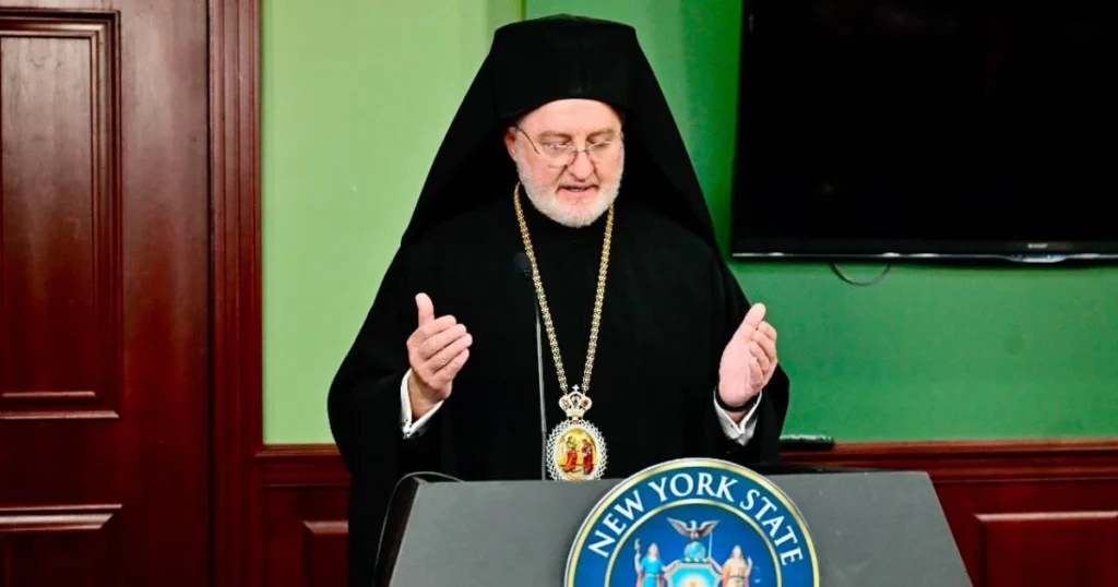 Archbishop Elpidophoros Invocation for the State Assembly Chamber March 26, 2024 New York State Capitol