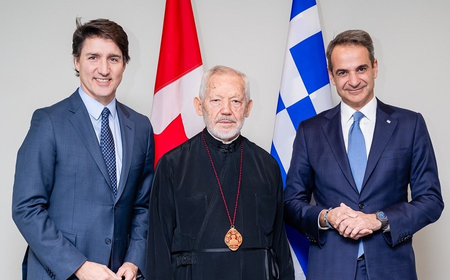 The Prime Minister of Greece visits the Archdiocese of Canada