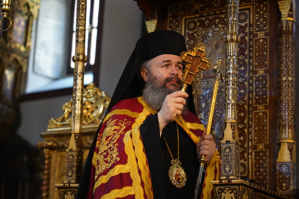 Metropolitan Irenaios of Florina officiates at the Venerable Patriarchal Church at the Phanar