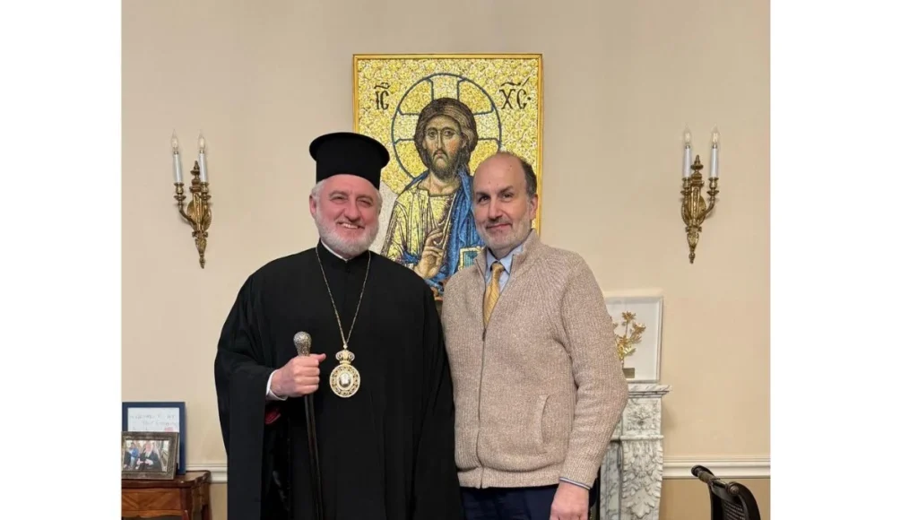 Archbishop Elpidophoros Receives Archon Peter Vlitas
