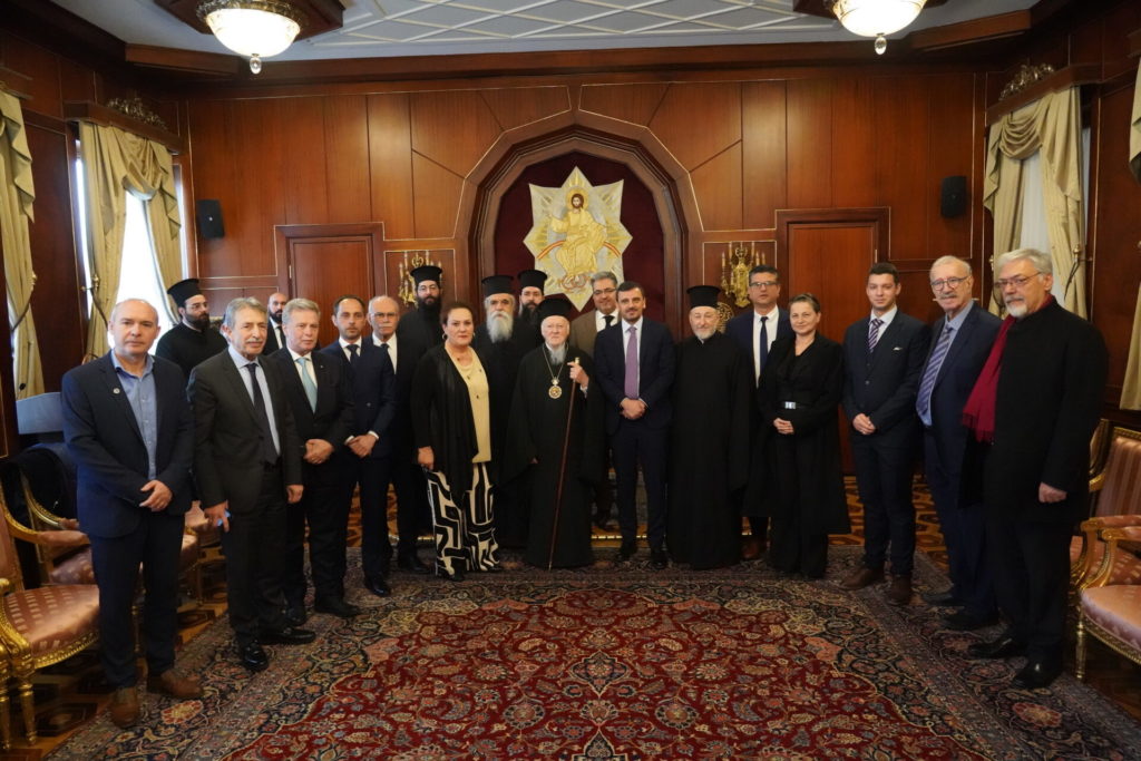 The Metropolitan of Ilia with local authorities, and the Deputy Minister of Citizen Protection of Greece visit the Phanar