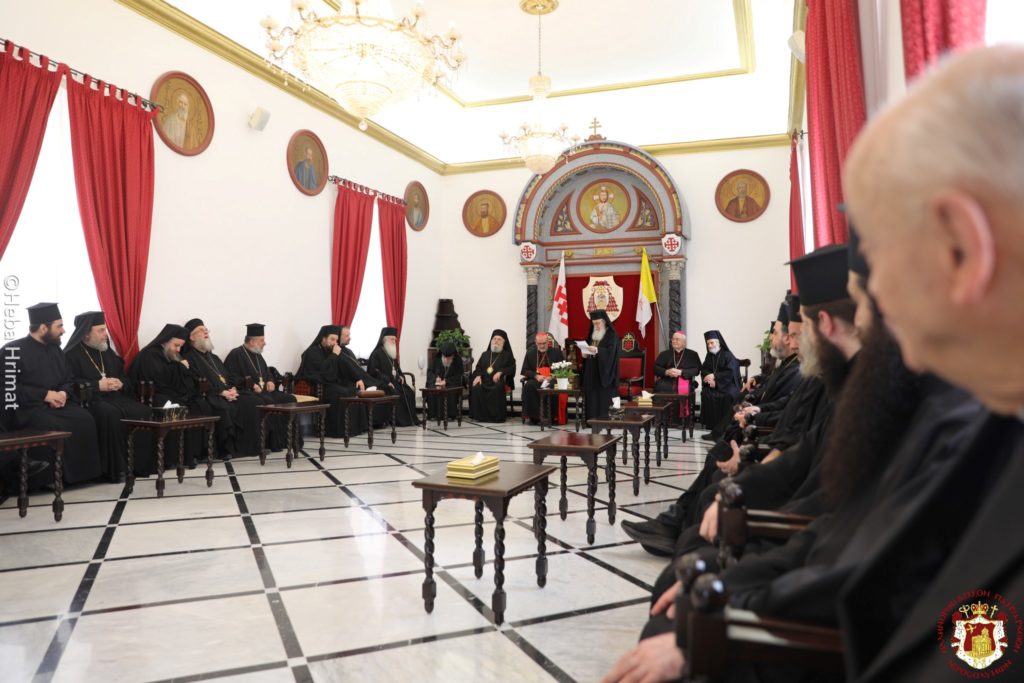 Paschal greeting visits to the Western Churches in Jerusalem