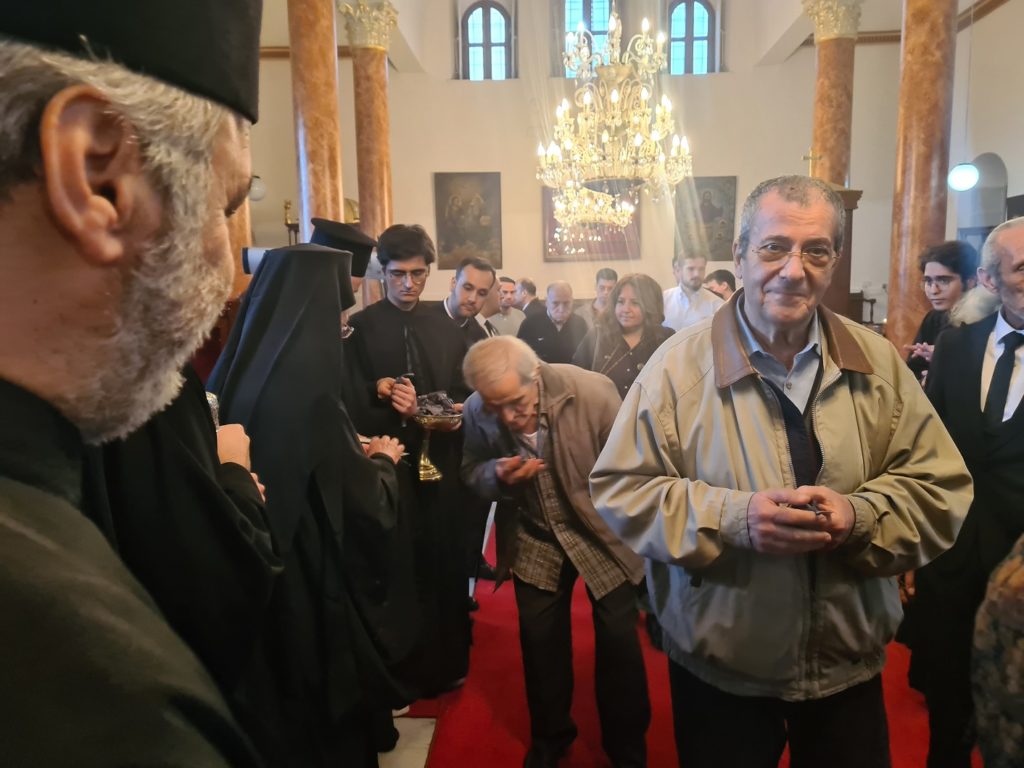 Ecumenical Patriarch officiates at the Lenten Vespers at the Church of Saint Menas, Hypsomatheia