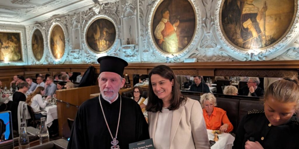 Metropolitan of Sweden meets with Minister of Interior of Greece
