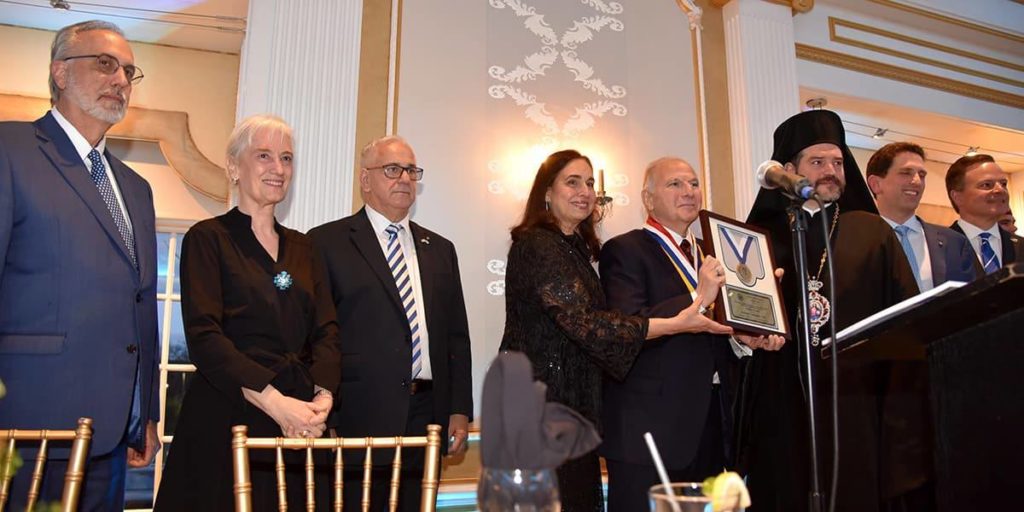 Federation of Hellenic-American Societies of Philadelphia Awards Eleftheria Medal to Archon Commander Dr. Limberakis