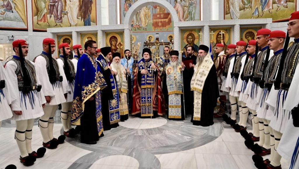 Archbishop Elpidophoros Remarks at the Doxology for the Greek Revolution In the Presence of the Presidential Guard