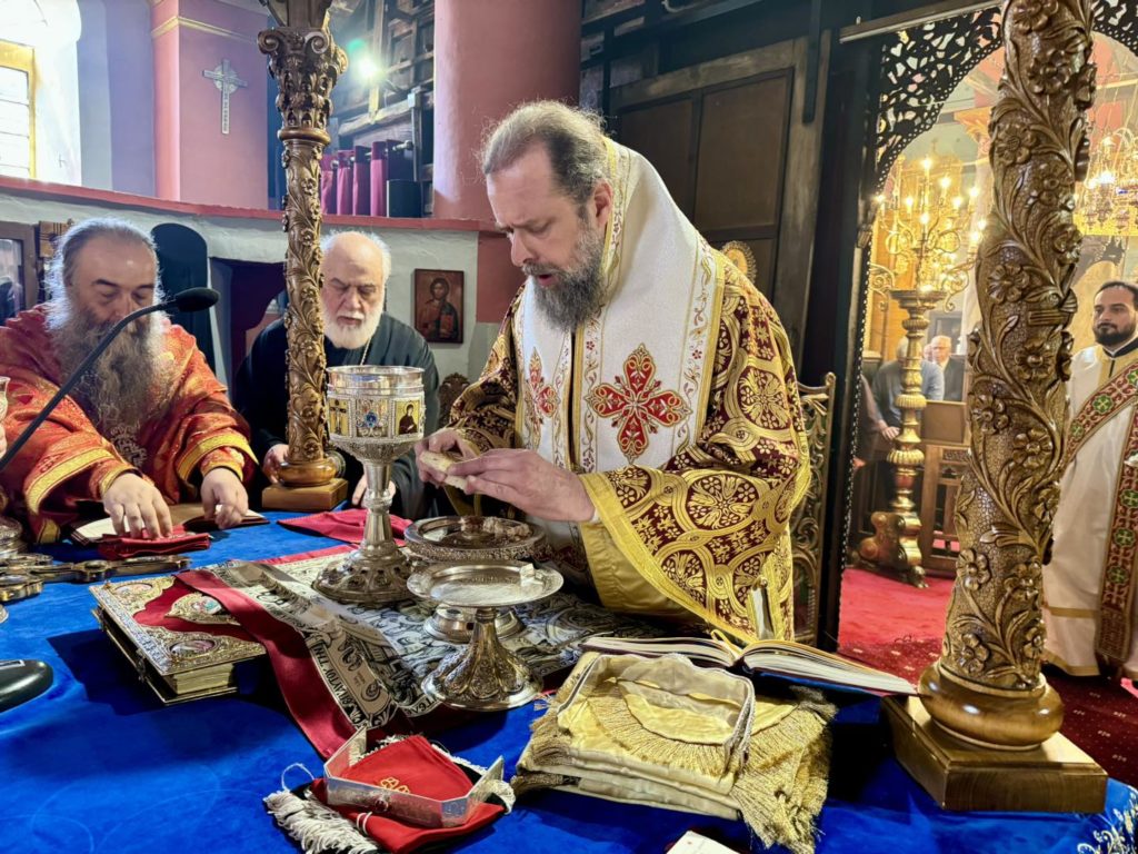 The feast of Saint Theonas Archbishop of Thessaloniki at the Holy Monastery of Saint Anastasia the Pharmakolytria