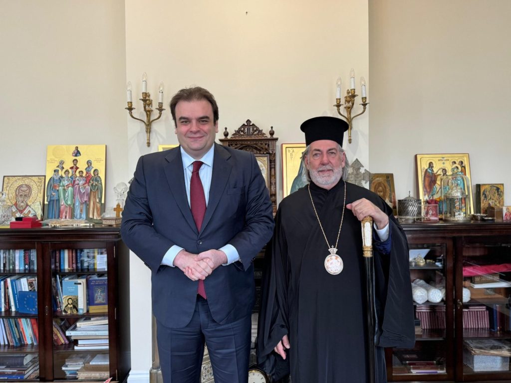 Greek Minister of Education meets Archbishop Nikitas of Thyateira and Great Britain