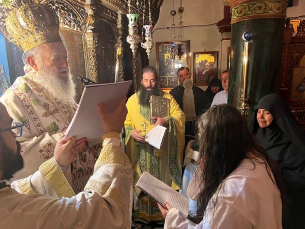 Μεγαλόσχημη Μοναχή στην Ιερά Μονή Αγίου Γεωργίου Ηλίων