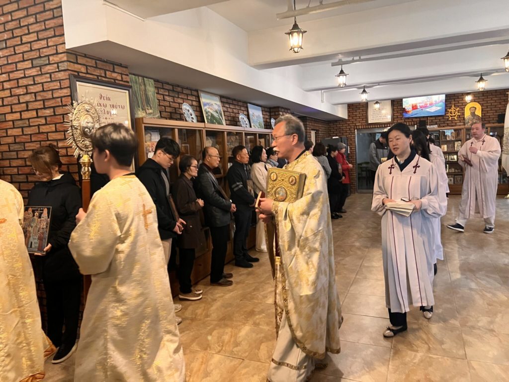 The Feast of the Annunciation of the Theotokos in the parish of Busan
