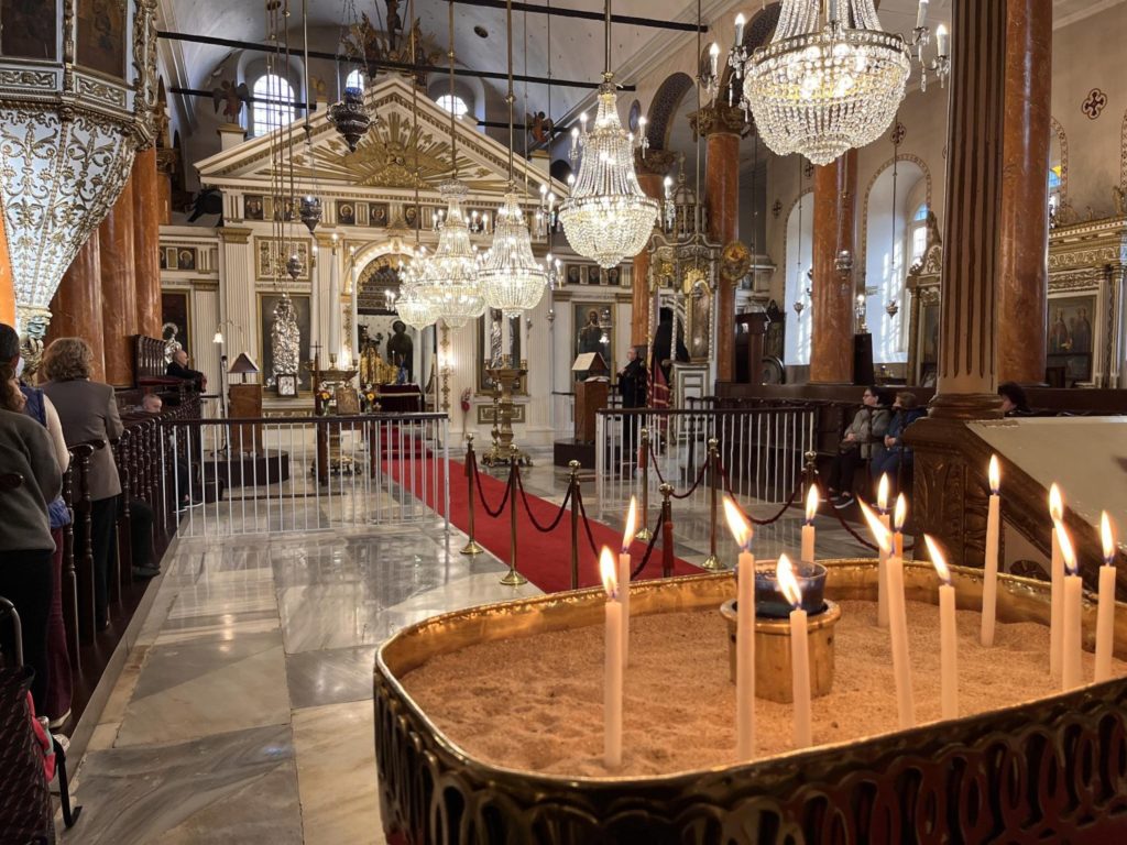 The Third Service of the Salutations at the Church of Prophet Elijah in Skoutarion, Chalcedon