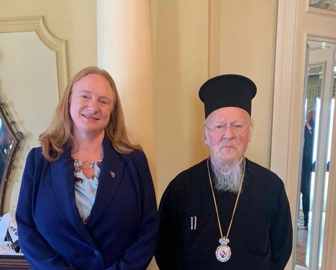 Η Πρέσβης της Αυστραλίας στην Αθήνα είχε συνάντηση με τον Οικουμενικό Πατριάρχη