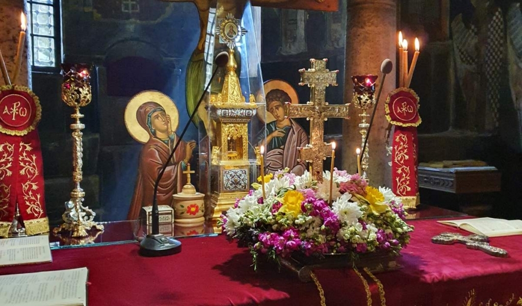 Εορτή της Σταυροπροσκυνήσεως στον Βυζαντινό Ιερό Ναό Κοιμήσεως της Θεοτόκου Καλαμπάκας