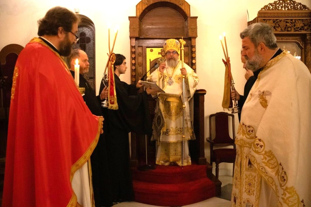 Melbourne: Vespers for the Feast Day of Panagia Portaitissa at the Church of the Dormition of Our Lady, North Altona