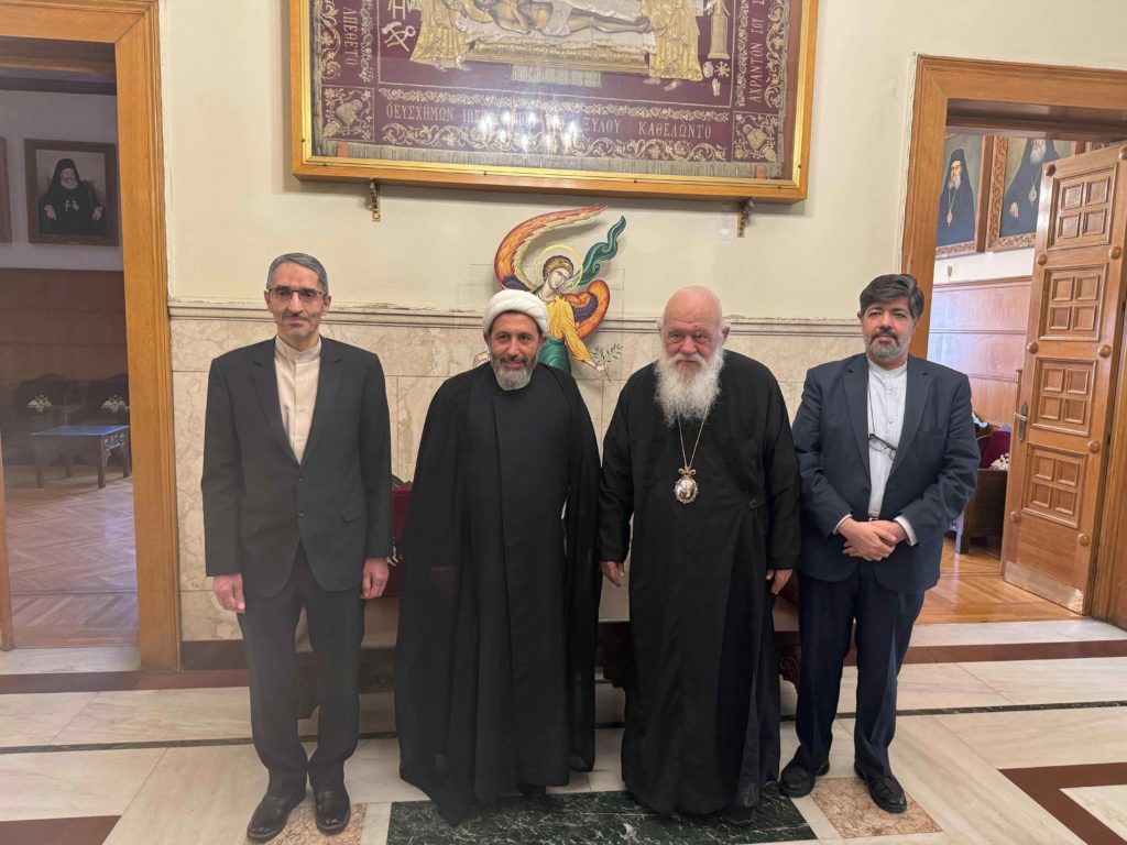 Συνάντηση Αρχιεπισκόπου Ιερωνύμου με τον Διευθυντή του Ισλαμικού Οργανισμού Πολιτιστικών και Διαθρησκειακών Σχέσεων του Ιράν