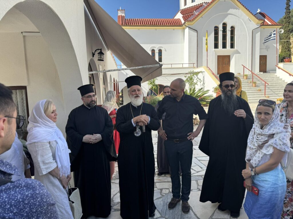 Προσκυνητές από το Οικουμενικό Πατριαρχείο στην Ιερά Μονή Αγίας Μαρίνας Βόνης