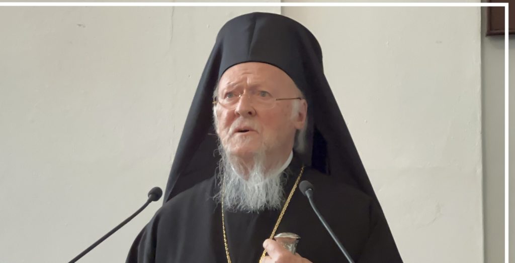 Ecumenical Patriarch Bartholomew: “We must work together to break down barriers between faiths, cultures, and peoples”