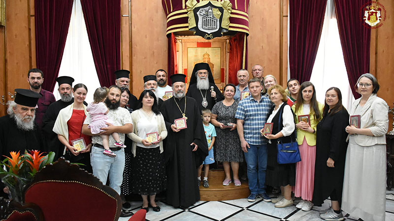 A group of Russian-speaking believers from Northern Israel visits the Patriarchate