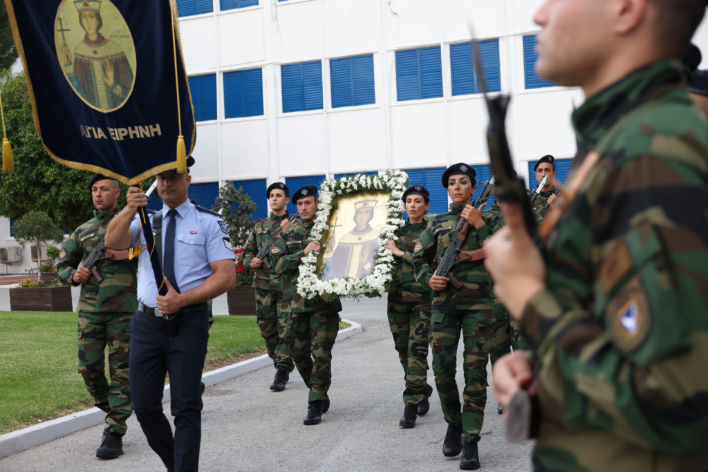 Ο εορτασμός της Προστάτιδας της Αστυνομίας Κύπρου Αγίας Ειρήνης