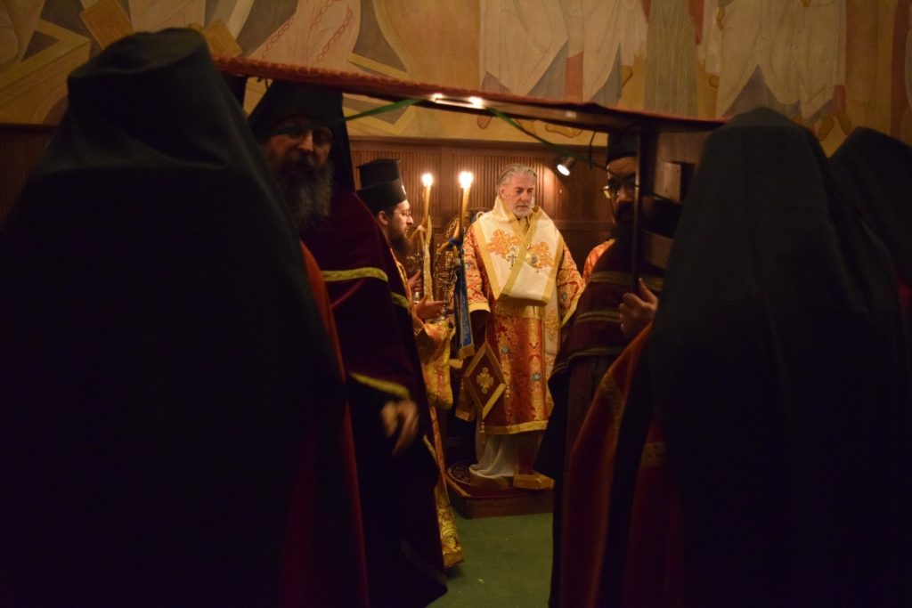 Archbishop Nikitas at the Patriarchal and Stavropegic Monastery in Essex