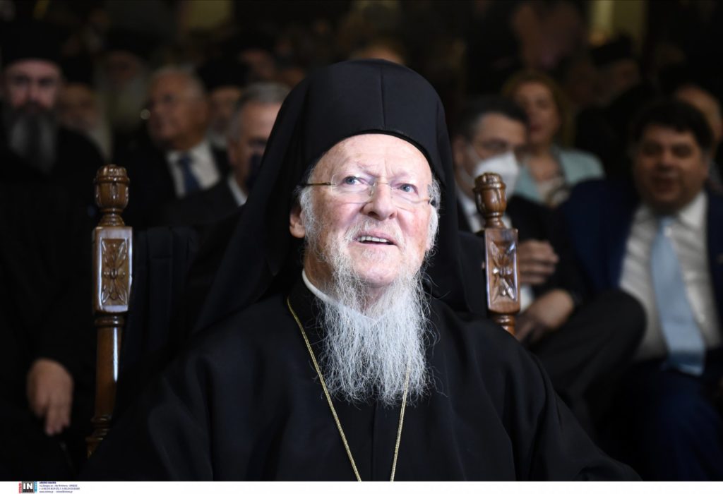 The Ecumenical Patriarch attended a cultural event for Nikos Kazantzakis