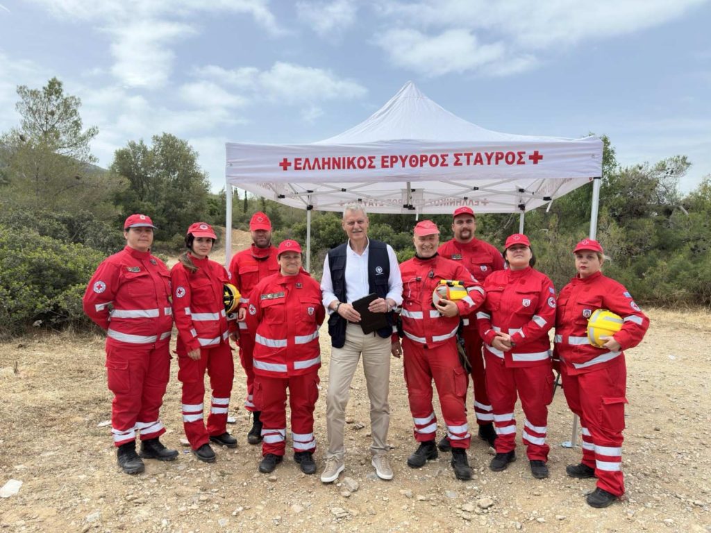 Ο Ελληνικός Ερυθρός Σταυρός συμμετείχε στη μεγάλη άσκηση «ΔΙΑ ΠΥΡΟΣ 2024» του Πυροσβεστικού Σώματος