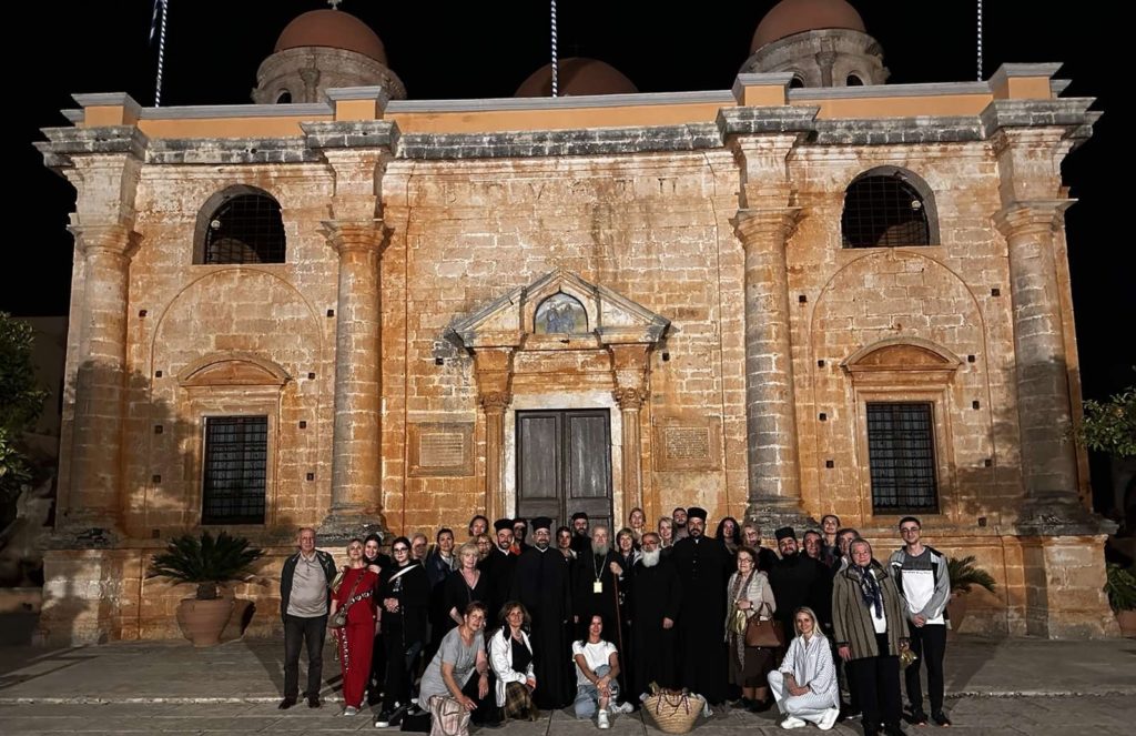 Crete: Pilgrims from the Ecumenical Patriarchate visit the Patriarchal Monastery of the Holy Trinity Tzagarolon