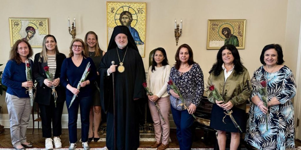 Archbishop Elpidophoros Celebrates Mother’s Day with Archdiocese Staff