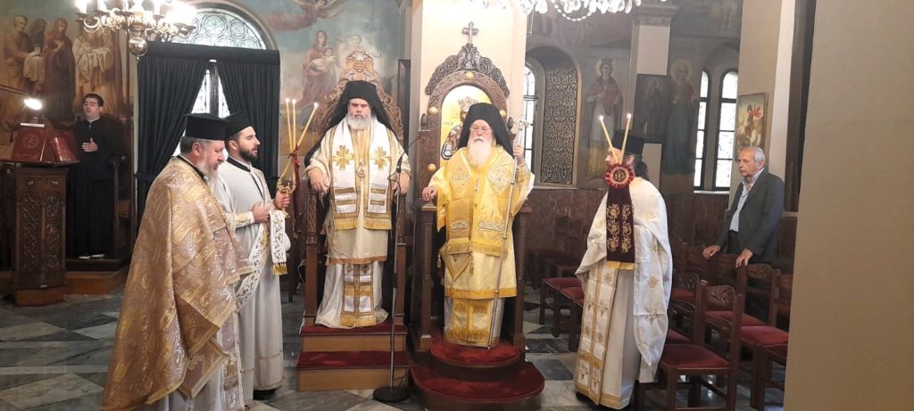 The memory of Saints Constantine and Helen celebrated at the Church of the Ecumenical Patriarchate in Athens