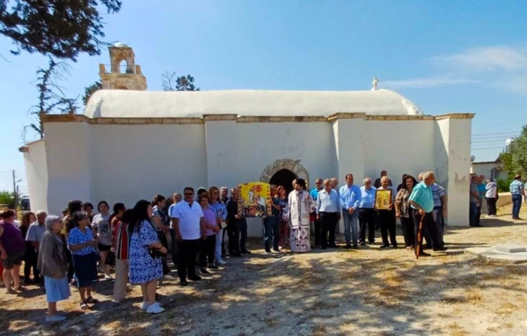 Αναστάσιμη Θεία Λειτουργία στον κατεχόμενο Άγιο Γεώργιο στις Γούφες, για δεύτερη φορά μετά την τουρκική εισβολή