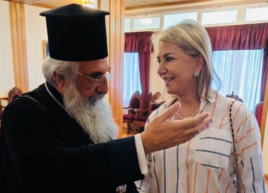 Στον Αρχιεπίσκοπο Κρήτης η Υφυπουργός Παιδείας Ζέττα Μακρή