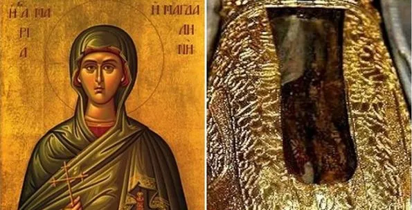Υποδοχή της Τιμίας Χειρός της Αγίας Μαρίας της Μαγδαληνής στην Ιερά Μονή Παναγίας Δοβρά Βεροίας