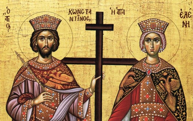 21 Μαΐου: Εορτάζουν οι Άγιοι Ισαπόστολοι Κωνσταντίνος και Ελένη