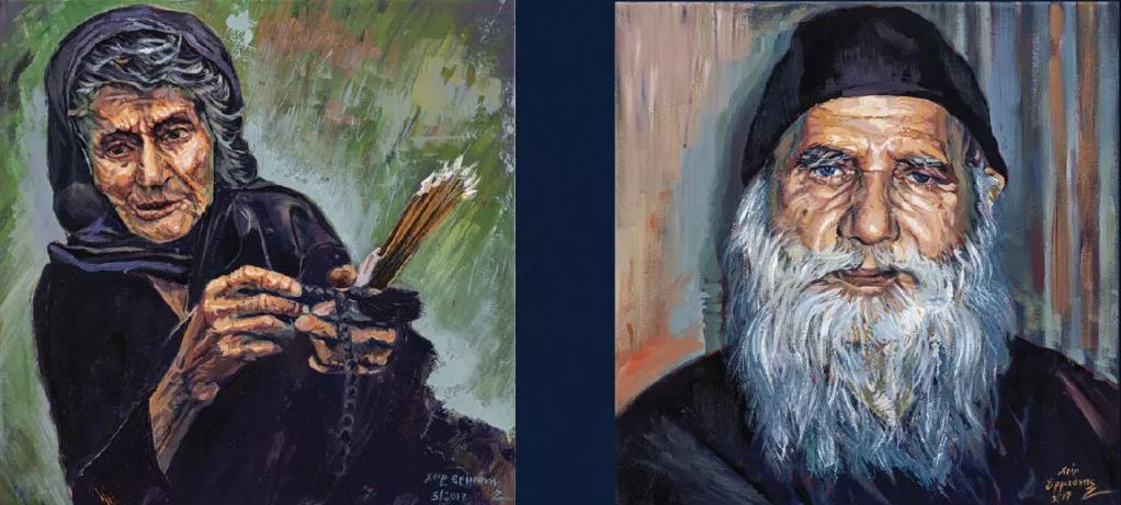 Από τη γη ως τον ουρανό: Η Ερμιόνη Ζαχαριάδου ζωγραφίζει Αγίους του 20ού αιώνα