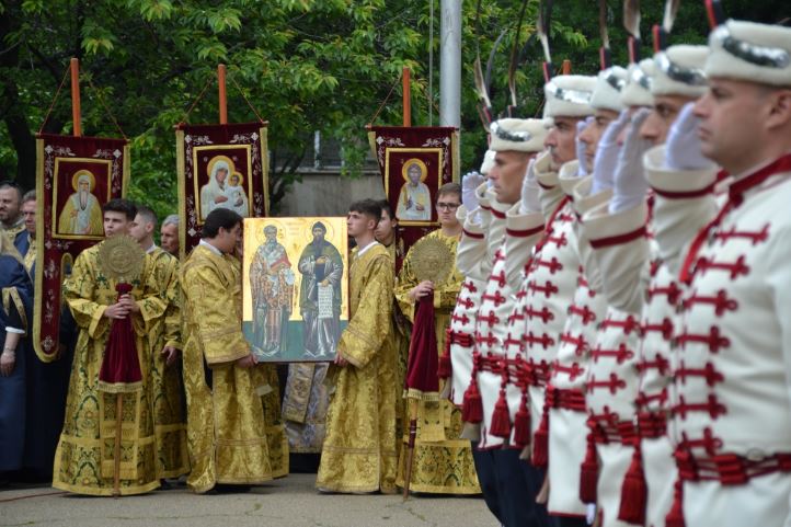 Тържествени молебен и водосвет по повод 24 май в София