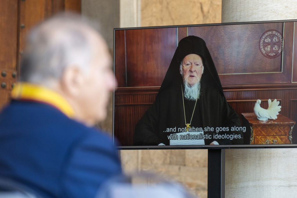 Οικουμενικός Πατριάρχης: “H Εκκλησία αναδεικνύει την Αλήθειάν της όταν στηρίζη τα δικαιώματα του ανθρώπου και όχι όταν συμπλέη με εθνικιστικά ιδεολογήματα”