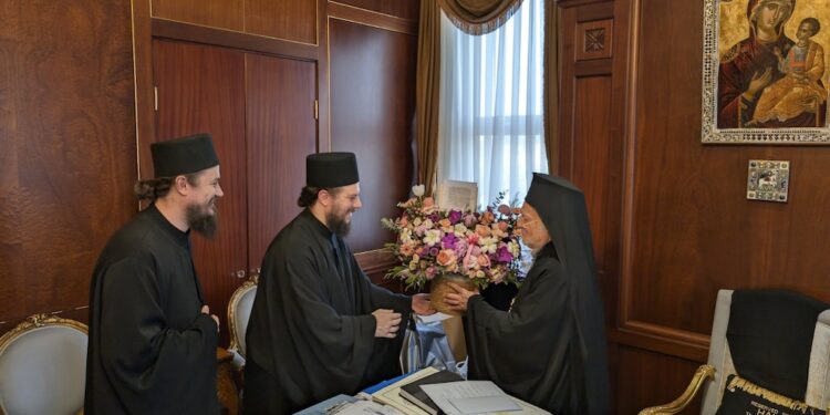 Representatives of the Archdiocese of Ohrid received the blessings of the Ecumenical Patriarch