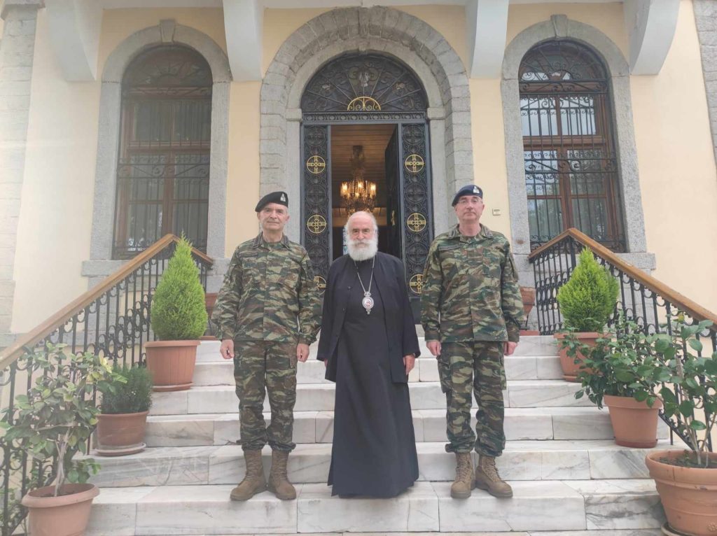 Επίσκεψη Αρχηγού Γενικού Επιτελείου Στρατού Αντιστράτηγου Κωστίδη Γεωργίου στην Ιερά Μητρόπολη Ξάνθης