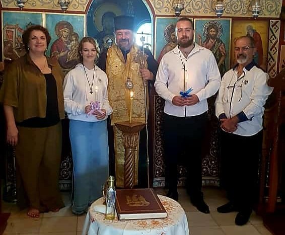 Νεοφώτιστοι της ρωσικής κοινότητας στην Ιερά Μητρόπολη Ζάμπιας